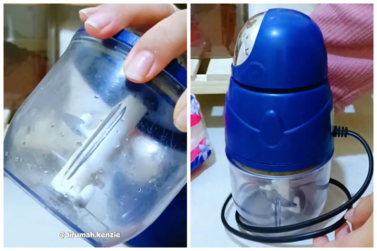 Tanpa digosok sabun, ini trik bersihkan blender berminyak agar kesat dan kinclong lagi dengan 1 bahan