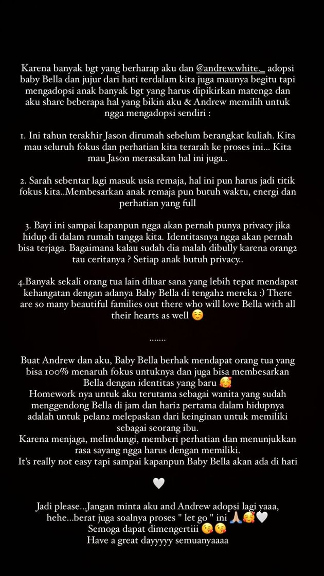 alasan nana mirdad tak adopsi bayi © instagram