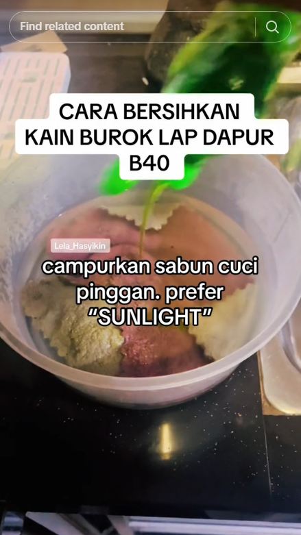 Tak perlu direndam detergen, ini trik cuci lap dapur berminyak dan penuh noda agar bersih kesat lagi
