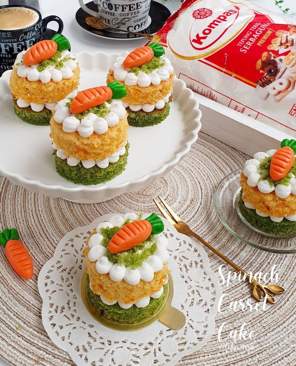 13 Resep kue dari bayam, enak, lembut, dan mudah dibuat