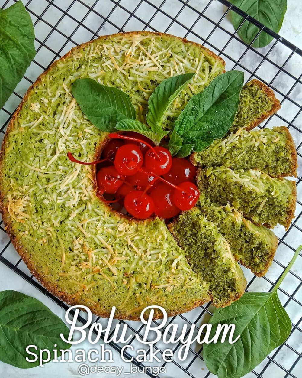 13 Resep kue dari bayam, enak, lembut, dan mudah dibuat