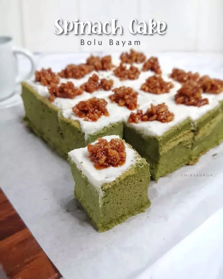 13 Resep kue dari bayam, enak, lembut, dan mudah dibuat