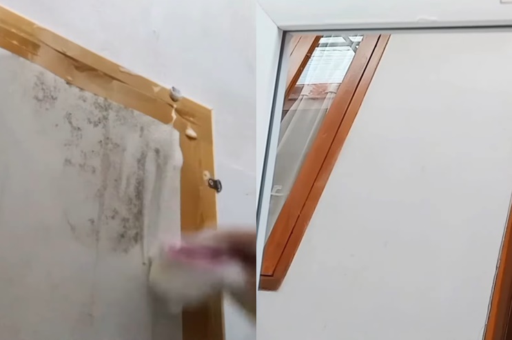 Tanpa dicuci pakai detergen, ini trik bersihkan noda jamur pada cermin pakai 2 bahan dapur