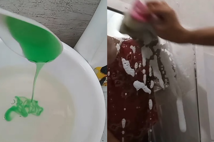 Tanpa dicuci pakai detergen, ini trik bersihkan noda jamur pada cermin pakai 2 bahan dapur
