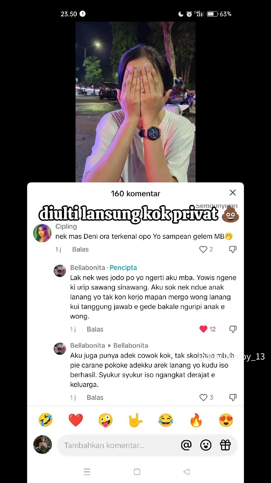 jawaban bella bonita dituding pansos © berbagai sumber