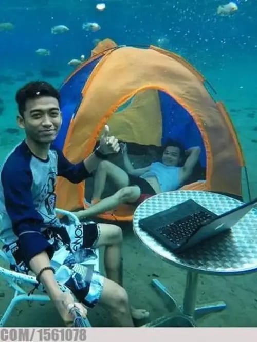 kemah di tempat nyeleneh berbagai sumber