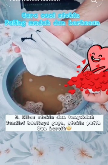 Tanpa disikat, ini trik bersihkan kaus kaki buluk jadi bersih seperti baru cukup tambah 3 bahan dapur