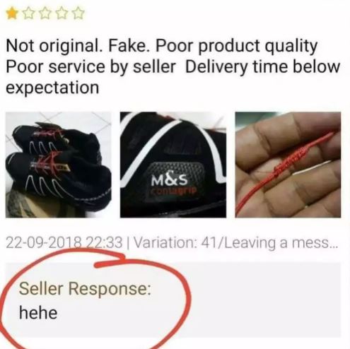 potret kocak balasan penjual di toko online freepik.com