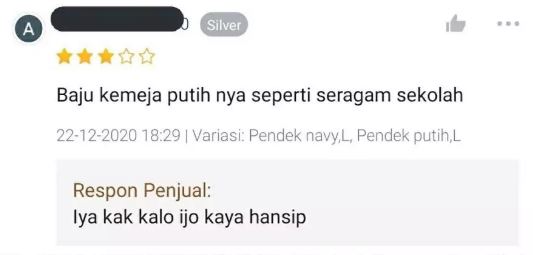 potret kocak balasan penjual di toko online freepik.com