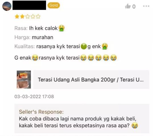 potret kocak balasan penjual di toko online freepik.com