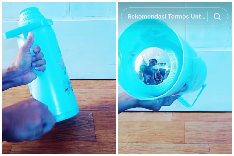 Bukan dilapisi kain, ini trik agar air dalam termos tetap awet panas sampai 2 bulan
