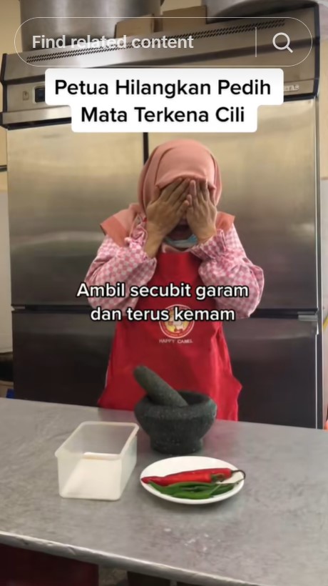 Jangan langsung dicuci air, ini trik agar mata tak semakin perih usai terkena cipratan cabai