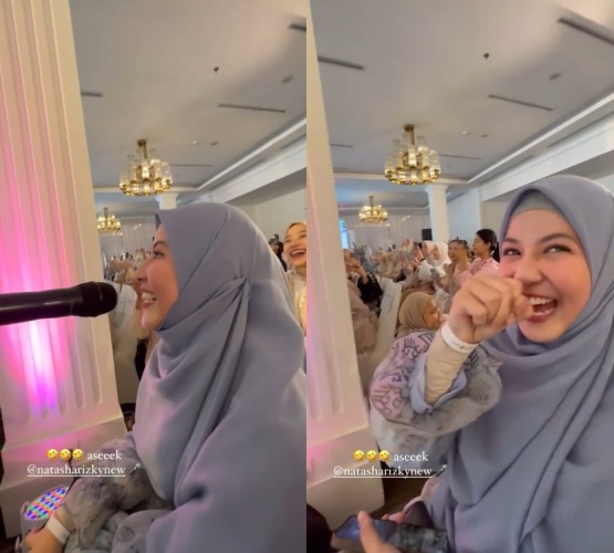 Natasha Rizky satu acara dengan SMASH © TikTok