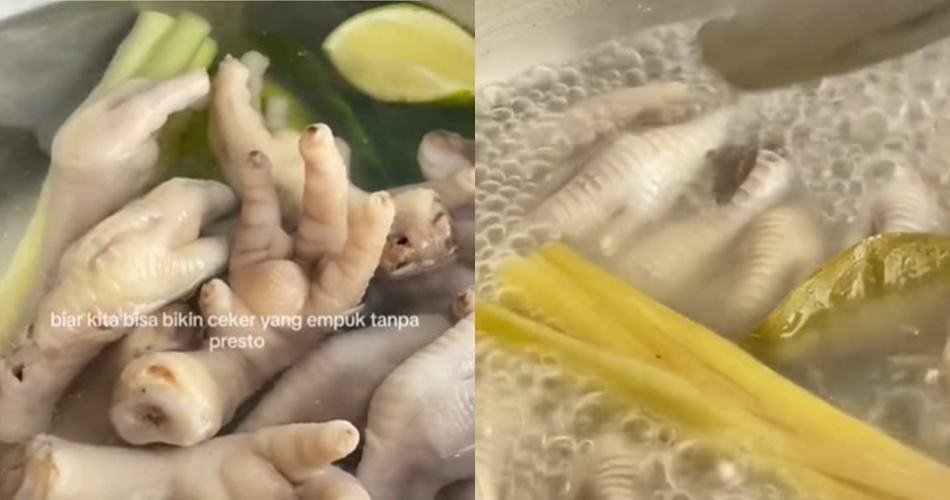 Tanpa presto atau dimasak berjam-jam, ini trik rebus ceker agar empuk dan bebas amis dalam 17 menit