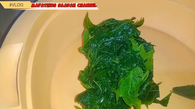 Tanpa tambahan asam jawa, ini trik merebus daun pepaya agar warnanya tetap hijau dan tidak pahit