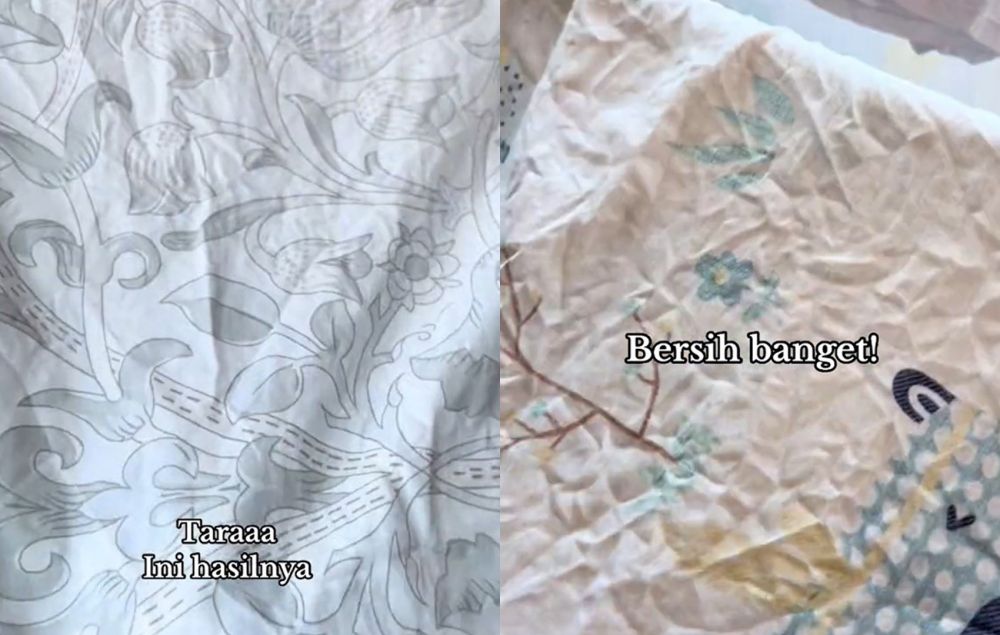 Tanpa direndam detergen, ini cara mencuci sprei kotor agar bersih maksimal cukup tambah 1 bahan dapur