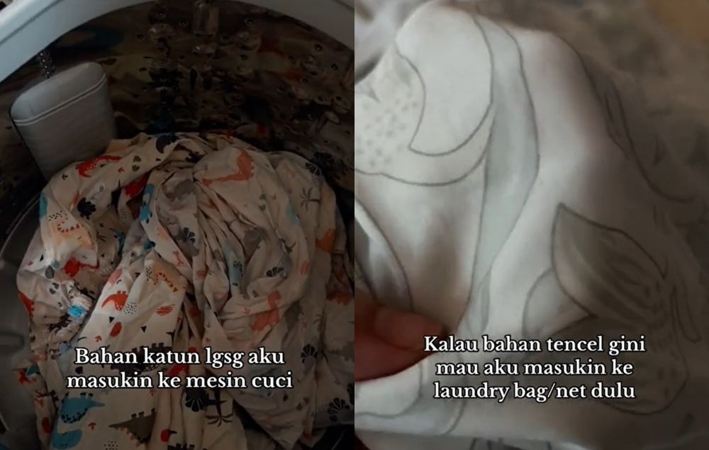 Tanpa direndam detergen, ini cara mencuci sprei kotor agar bersih maksimal cukup tambah 1 bahan dapur
