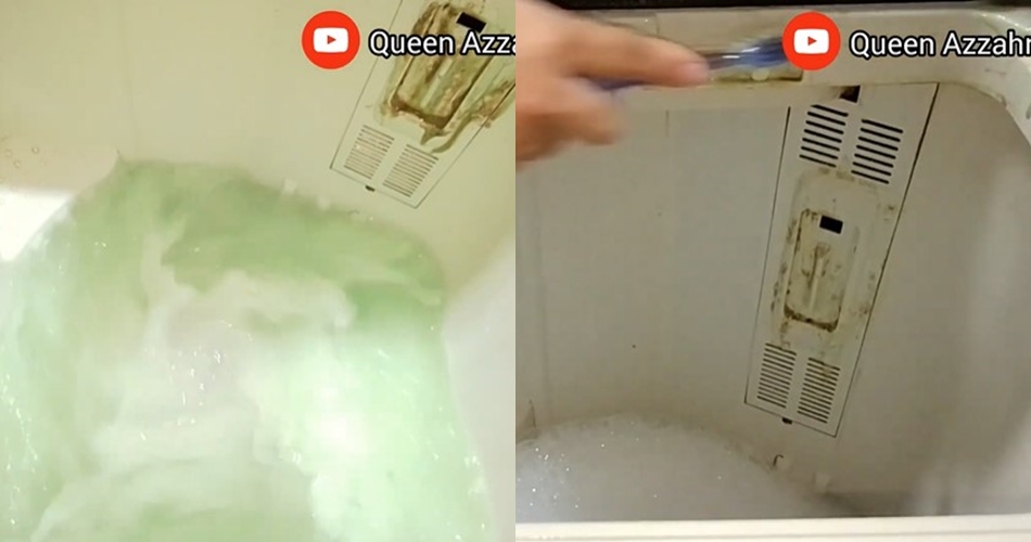 Bukan dibongkar atau ditaburi baking soda, ini cara bersihkan kerak di mesin cuci pakai 1 bahan dapur