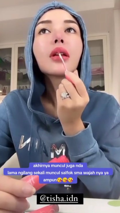 Amanda Manopo sebut wajahnya bukan oplas © TikTok
