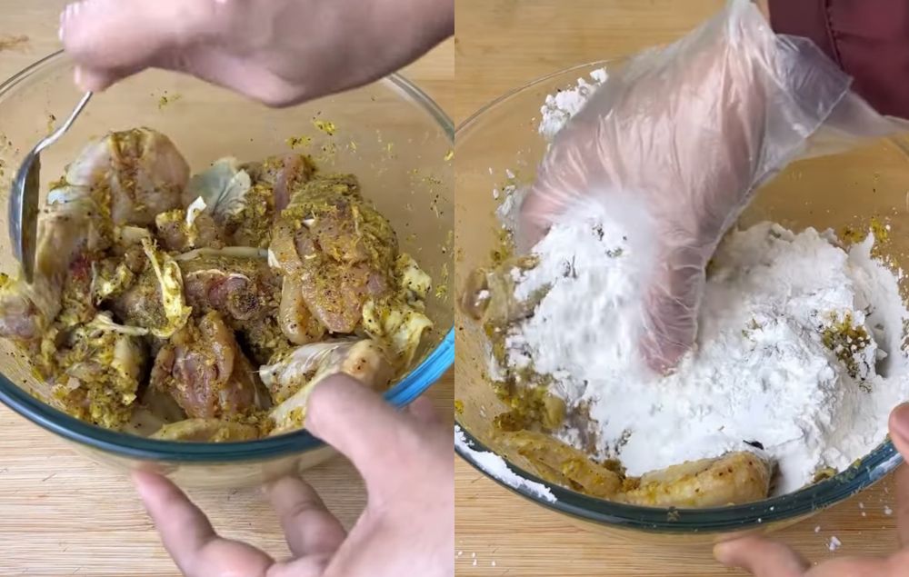 Tanpa diungkep, ini trik menggoreng ayam agar matang sempurna dan bumbunya meresap