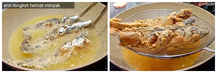 Tanpa baking soda, ini trik bikin adonan pelapis ikan lele agar bentuknya keriting dalam sekali celup