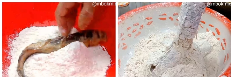 Tanpa baking soda, ini trik bikin adonan pelapis ikan lele agar bentuknya keriting dalam sekali celup