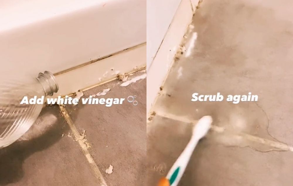 Tanpa gunakan sitrun, ini trik hilangkan noda kuning keramik kamar mandi pakai 2 bahan dapur