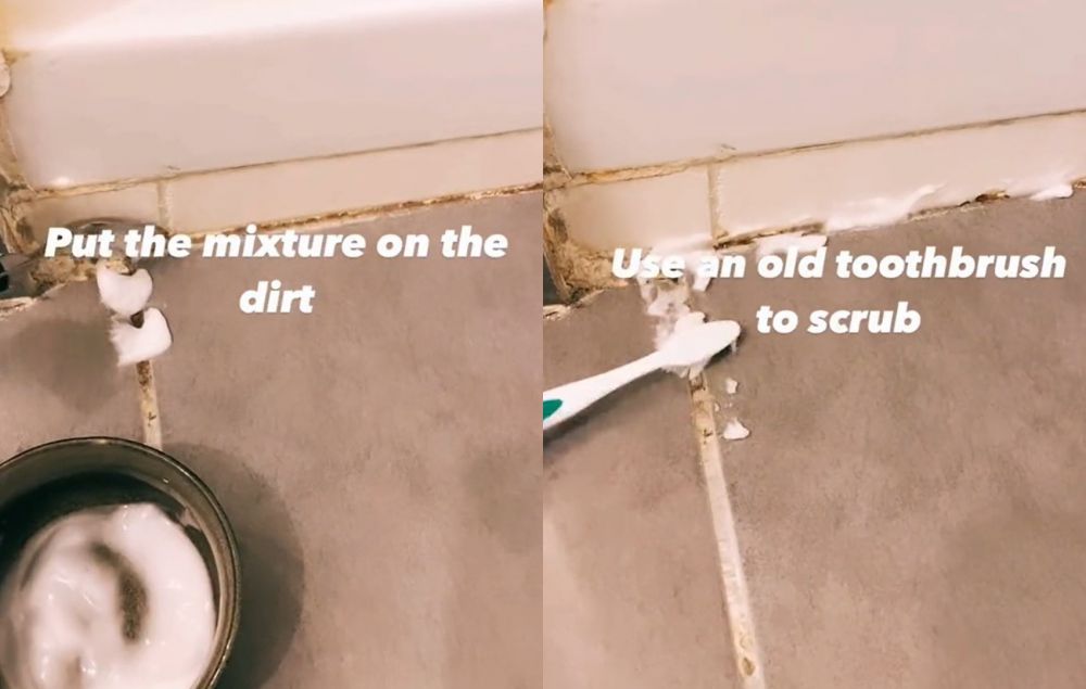 Tanpa gunakan sitrun, ini trik hilangkan noda kuning keramik kamar mandi pakai 2 bahan dapur