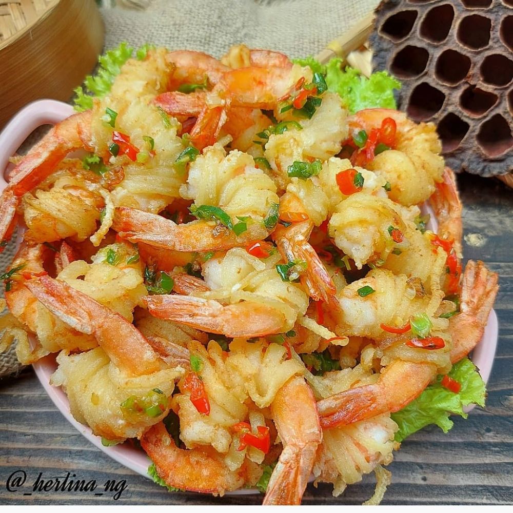 25 Resep udang goreng, renyah, enak, dan gurihnya bikin nagih