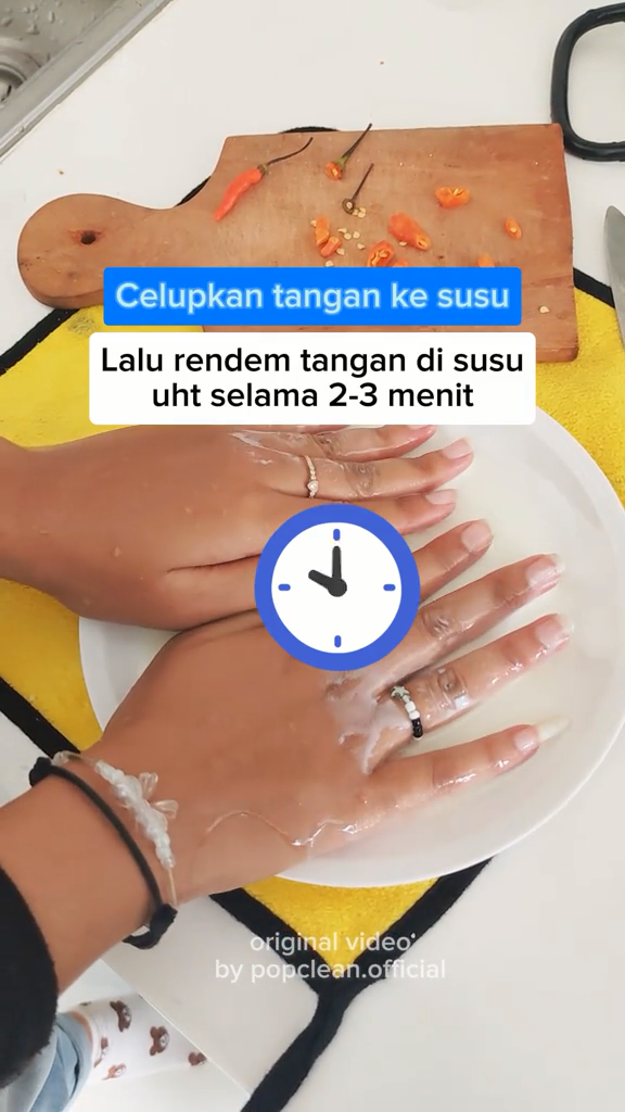 Bukan digosok garam, ini cara cepat hilangkan rasa panas bekas cabai di tangan pakai 1 jenis minuman