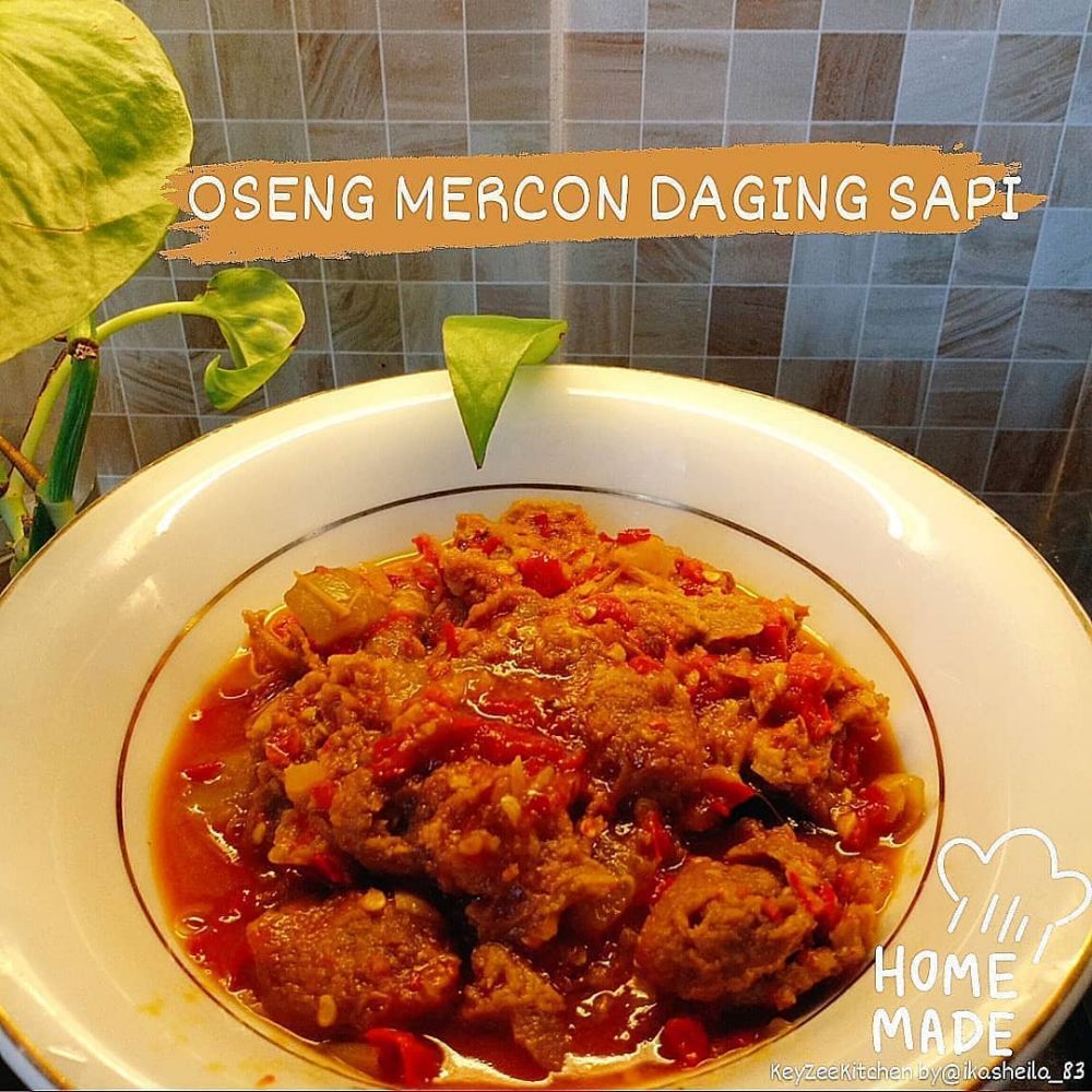 11 Resep oseng mercon daging sapi, empuk, lezat, dan bumbu meresap sempurna