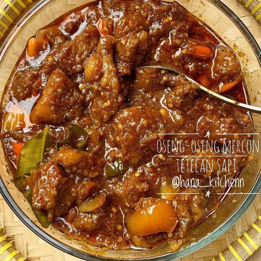 11 Resep oseng mercon daging sapi, empuk, lezat, dan bumbu meresap sempurna
