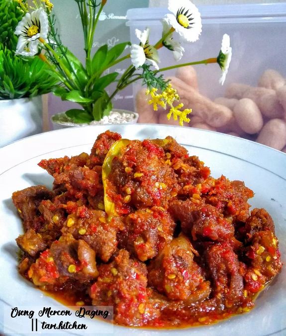 11 Resep oseng mercon daging sapi, empuk, lezat, dan bumbu meresap sempurna