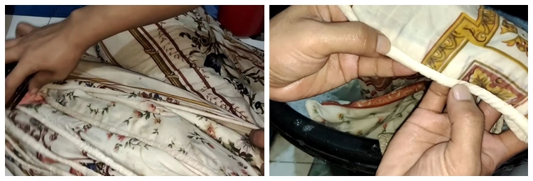 Tanpa soda kue, ini trik cuci bedcover lama yang dekil dan bau agar bersih cukup tambah 1 bahan dapur