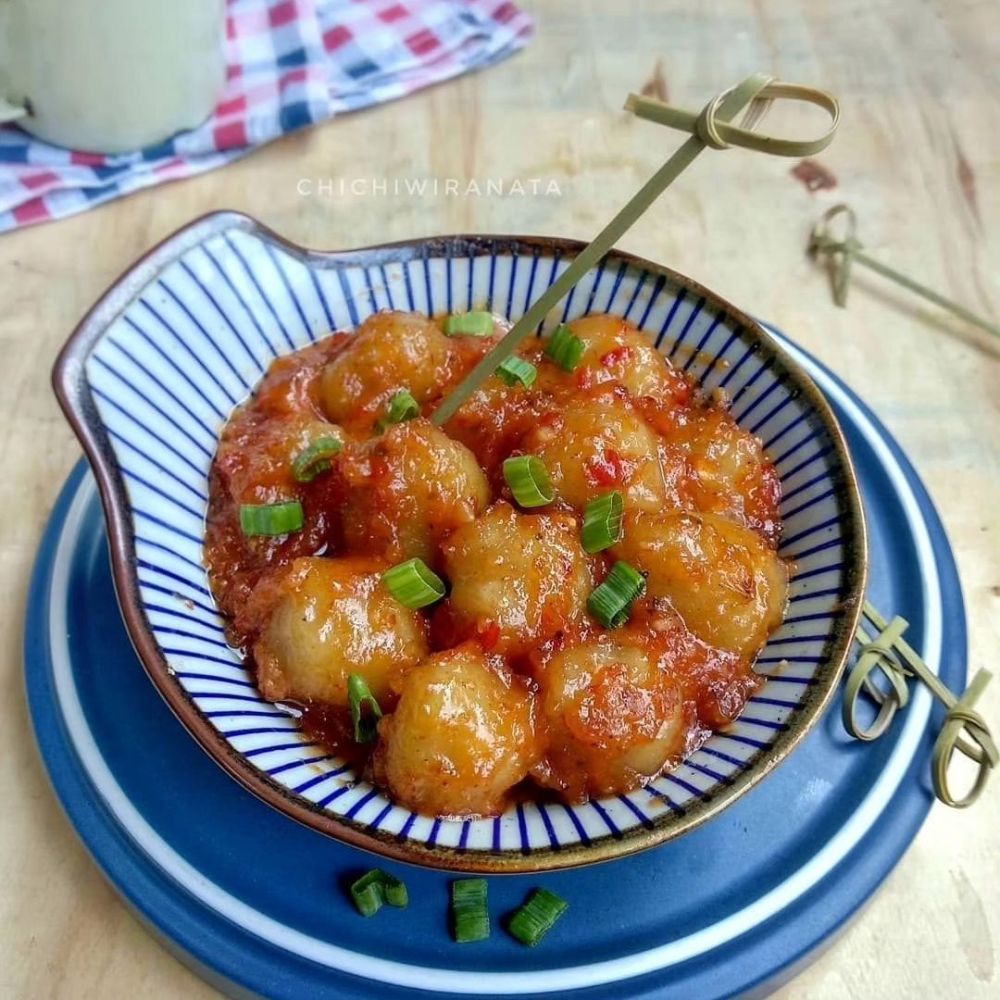 31 Resep cilok dan sambal kacang enak, empuk, dan mudah dibuat