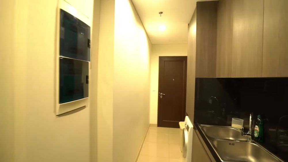 dapur apartemen kenzy anak andre taulany © 2024 brilio.net