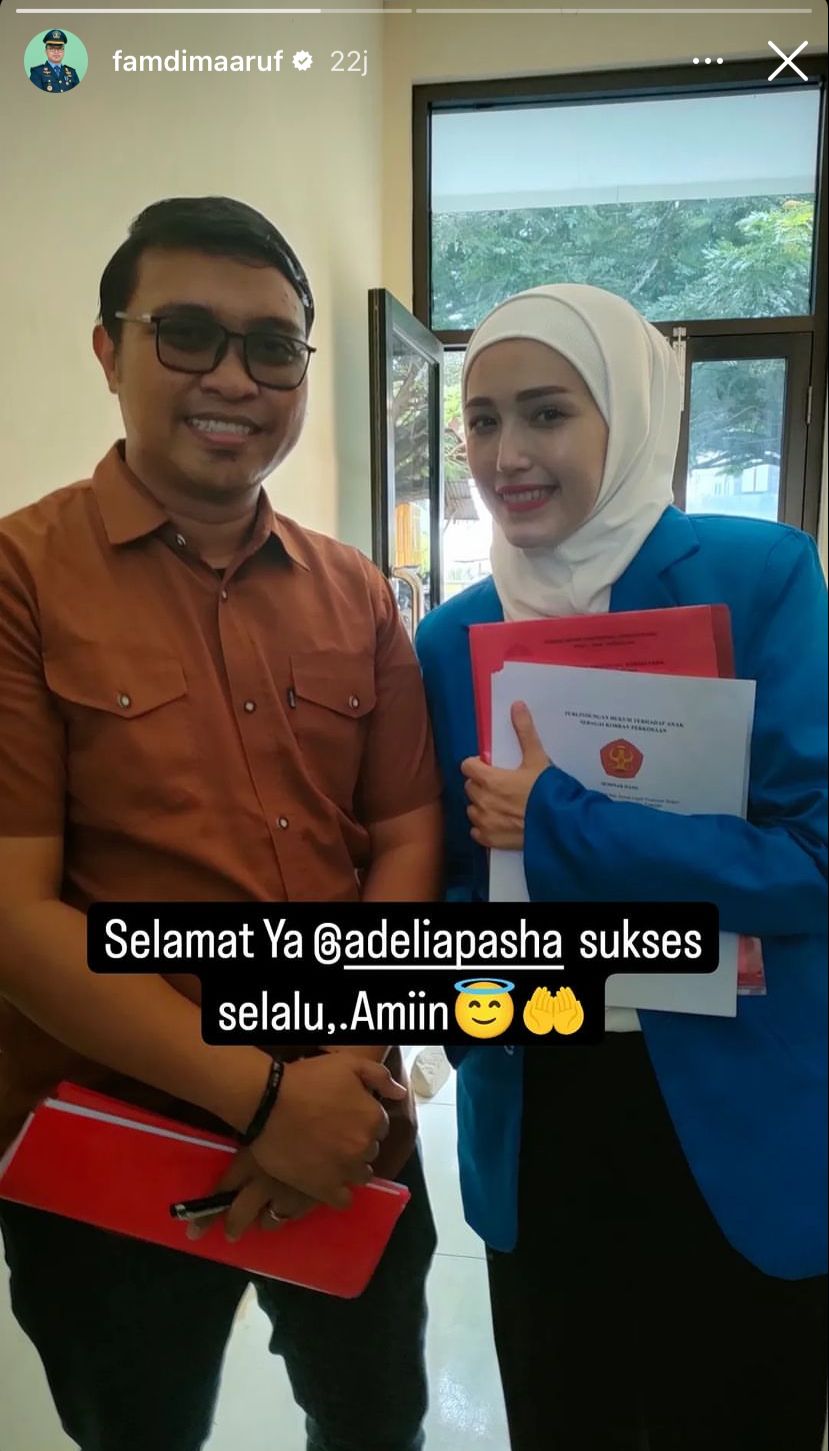 momen kompak pasha ungu dan adelia pasha sidang © instagram