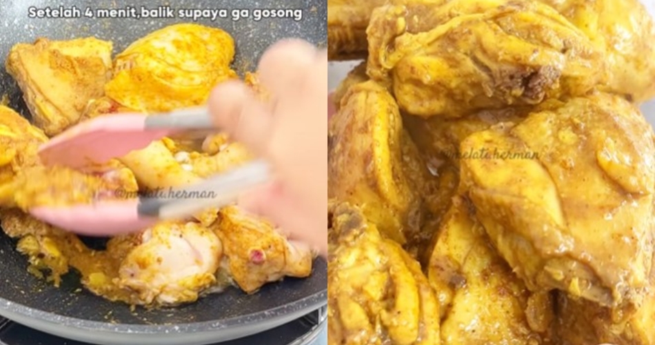 Hemat gas cuma 8 menit, ini cara ungkep ayam agar dagingnya empuk, tak kering, dan bumbu meresap