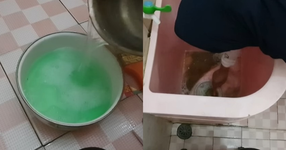 Tanpa disikat kuat, trik wanita basmi lumut di bak mandi ini bikin kinclong cukup tambah 2 bahan dapur