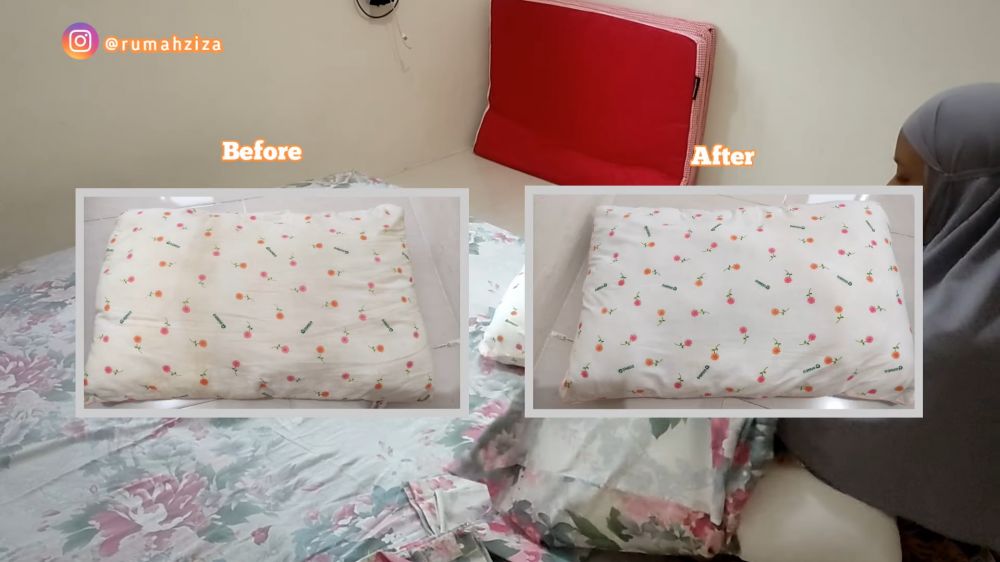 Tanpa disikat kuat, ini cara mencuci bantal menguning jadi putih lagi cukup tambah 1 bahan dapur