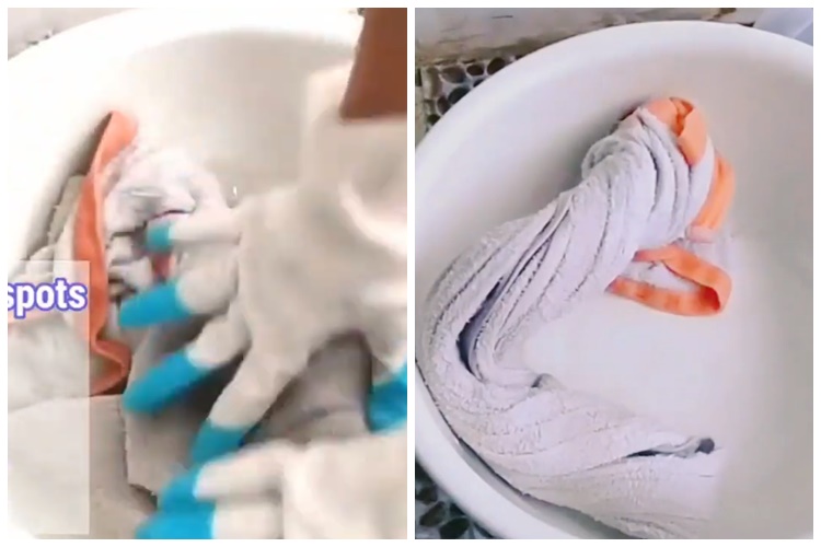 Bukan direndam sitrun, ini cara cuci handuk buluk agar bersih dan cerah lagi cuma tambah 2 bahan dapur