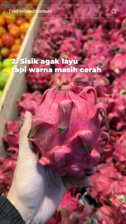 Trik memilih buah naga yang matang dan rasanya manis, ampuh tanpa perlu ditekan-tekan