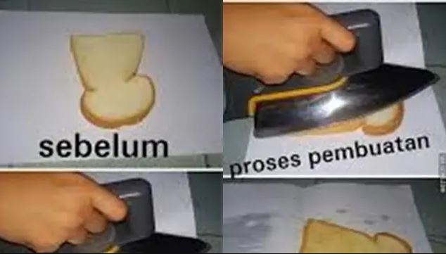 cara nyeleneh orang bikin roti panggang Berbagai sumber