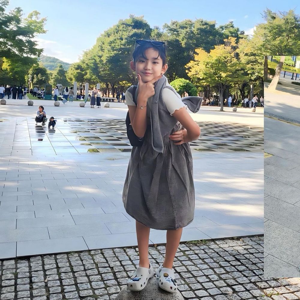 potret Bilqis anak Ayu Ting Ting yang gayanya ala cewek Korea © 2024 brilio.net