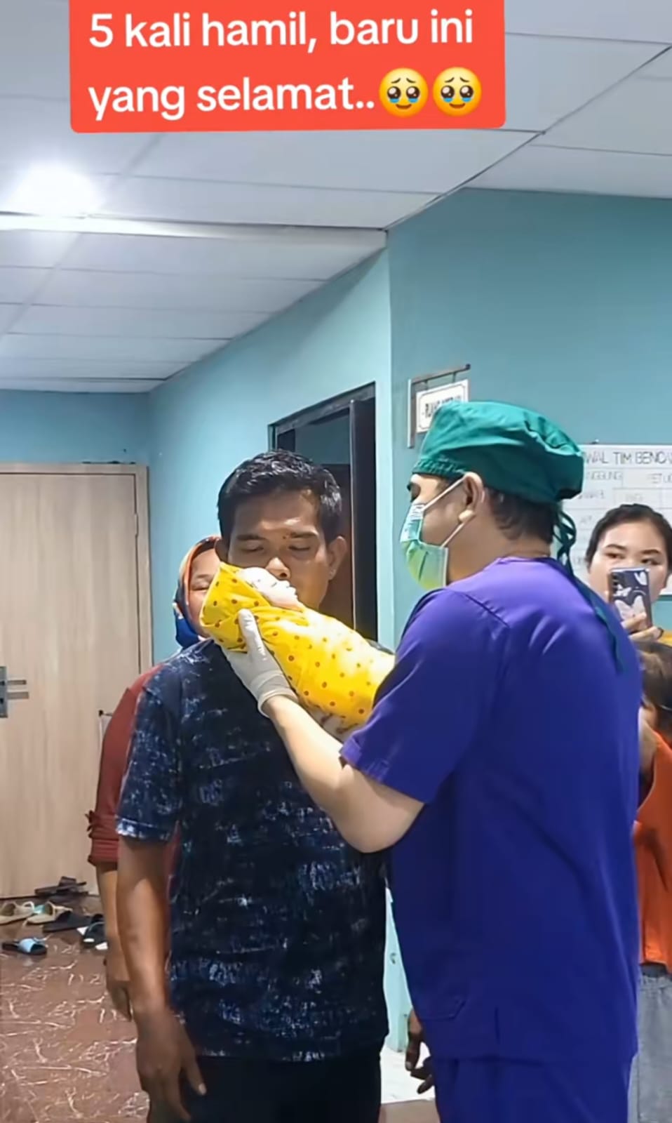 kelahiran bayi kelima © TikTok