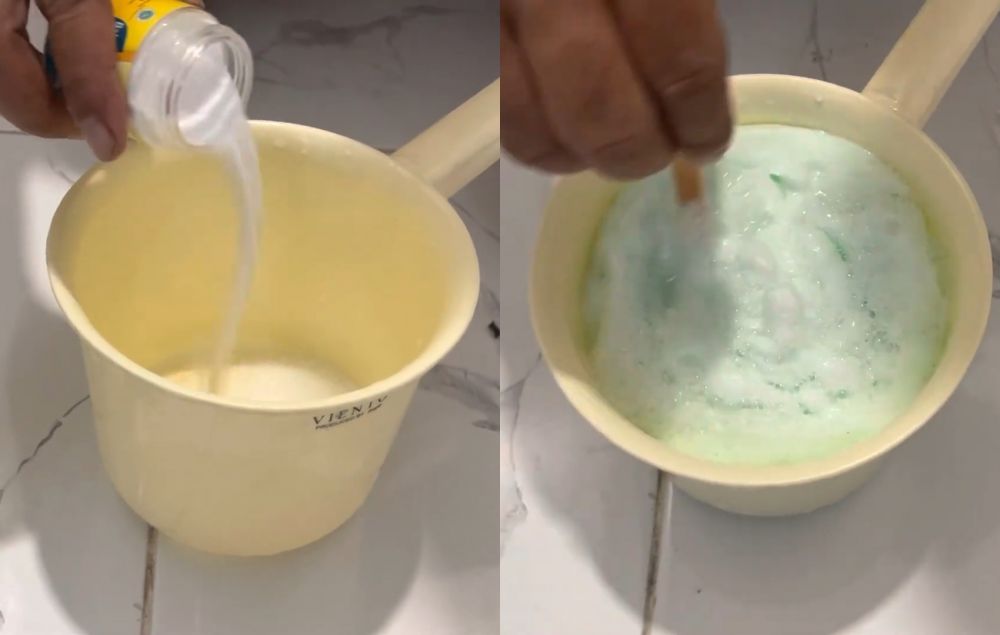 Tak pakai air panas, ini trik hilangkan kerak keramik kamar mandi cukup tambah 2 bahan dapur