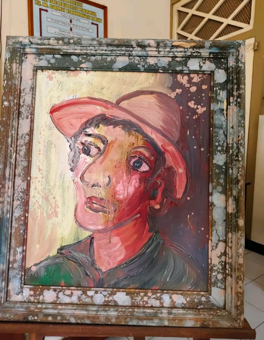 lukisan pasien rsj © TikTok