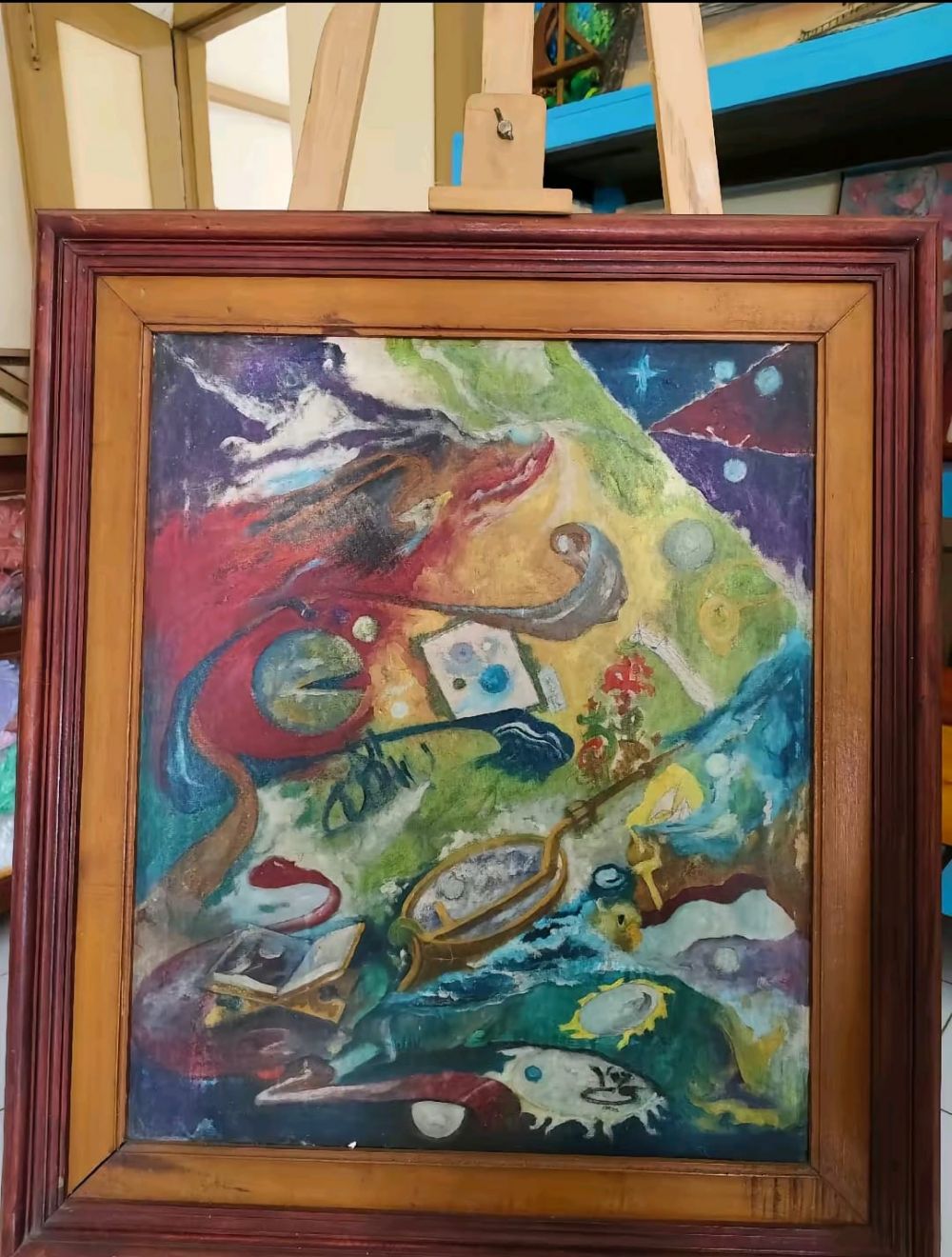 lukisan pasien rsj © TikTok