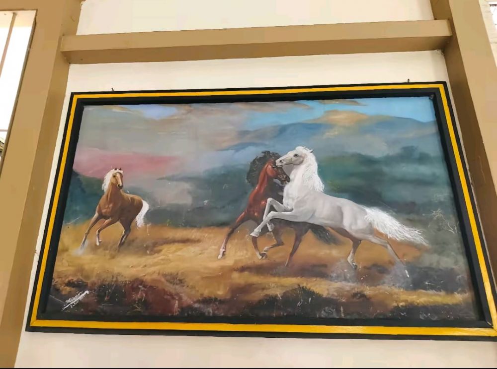 lukisan pasien rsj © TikTok