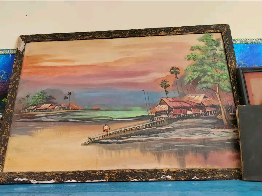 lukisan pasien rsj © TikTok